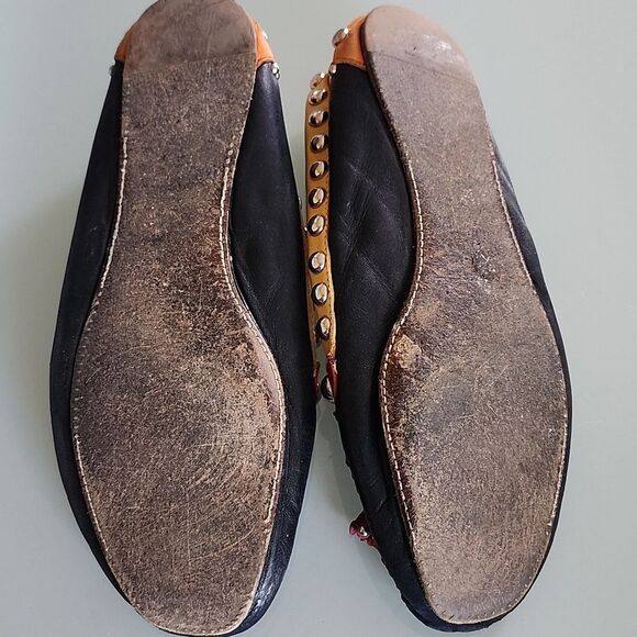 Prada Stuuded Tassel Slip-on Loafers - Picture 4 of 11